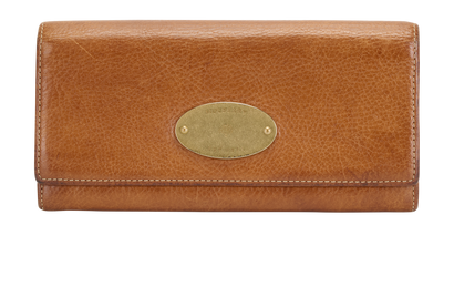 Mulberry Plaque Wallet, &pound;95, Accessories, Tan, Leather, Front view